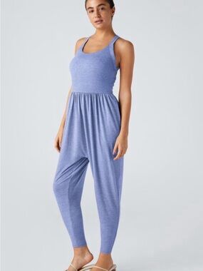U Neck Pocket Harem Casual Jumpsuit-Easy Peezy Edition